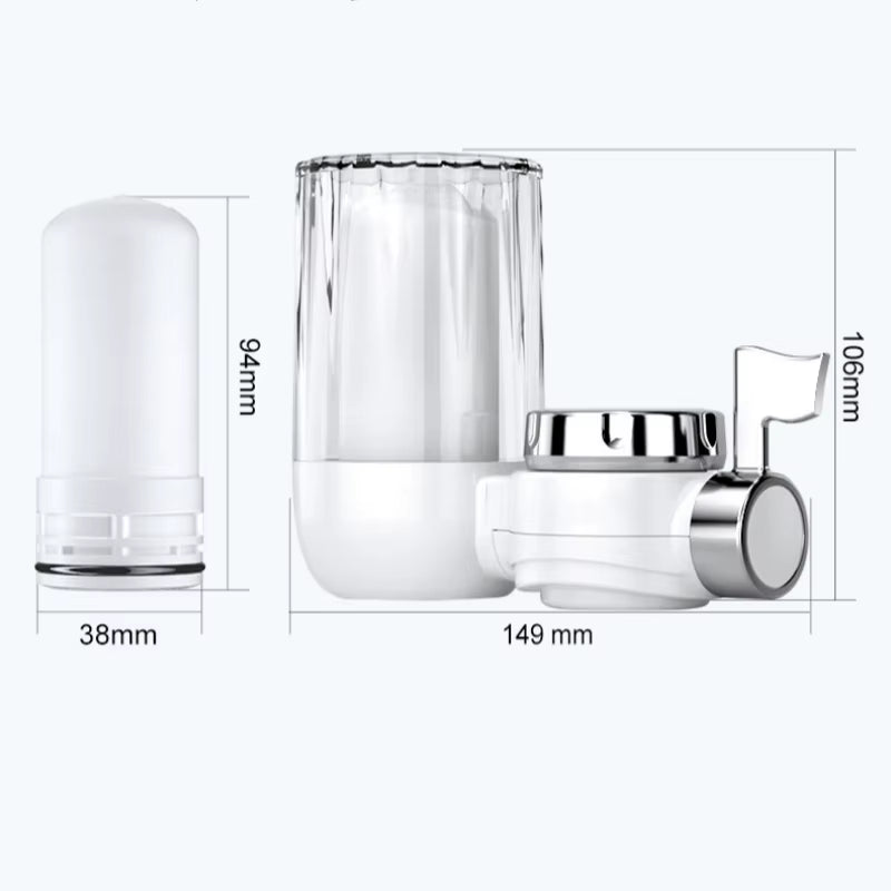 Tap Faucet Water Filter Washable Replacement Kitchen Faucet Water Purifier Removable Filter for Home Kitchen Faucet